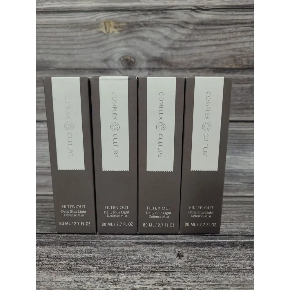 Complex Culture Filter Out Daily Blue Light Defense Mist‎ 80mL/2.7oz  Lot Of 4